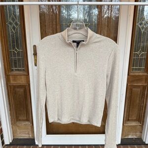 Forever 21 Women’s Light Tan Zip-Up Sweater